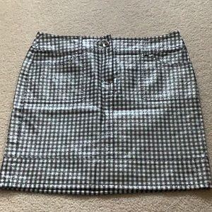 W by Worth womens checkered skirt